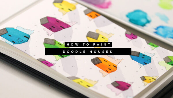 How to Paint Cozy Doodle Houses