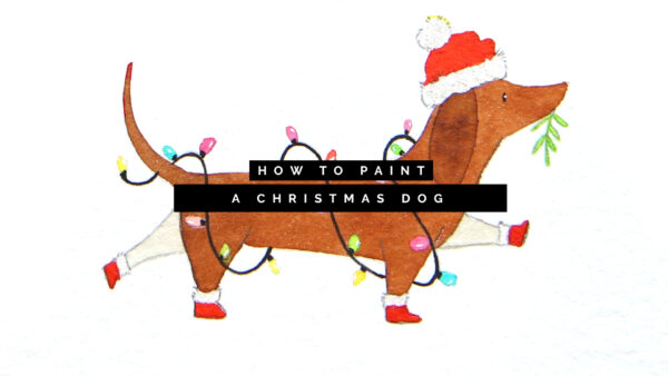 Paint Merry and Bright Dachshund